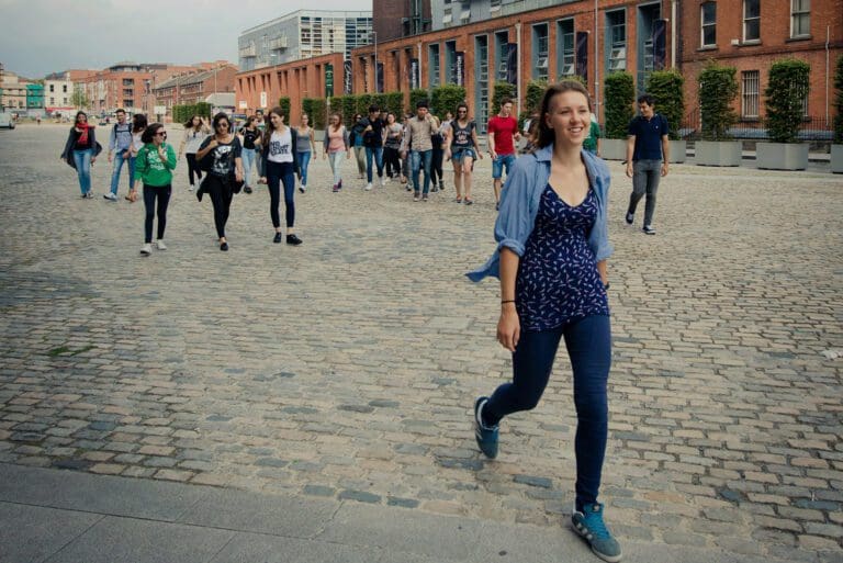 Geführte sozial-kulturelle Stadtführung in Dublin für Erasmus-Lehrer