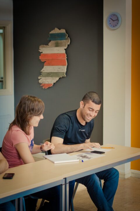 Study area at ISI Dublin Meetinghouse Lane